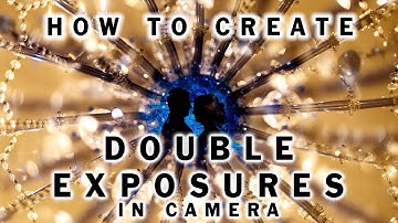 How to create DOUBLE EXPOSURES in camera - BEHIND THE SCENES & TUTORIAL