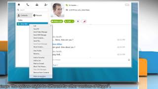 Hide and unhide Skype® conversations for Windows® Desktop on Windows® 8.1 PC screenshot 4