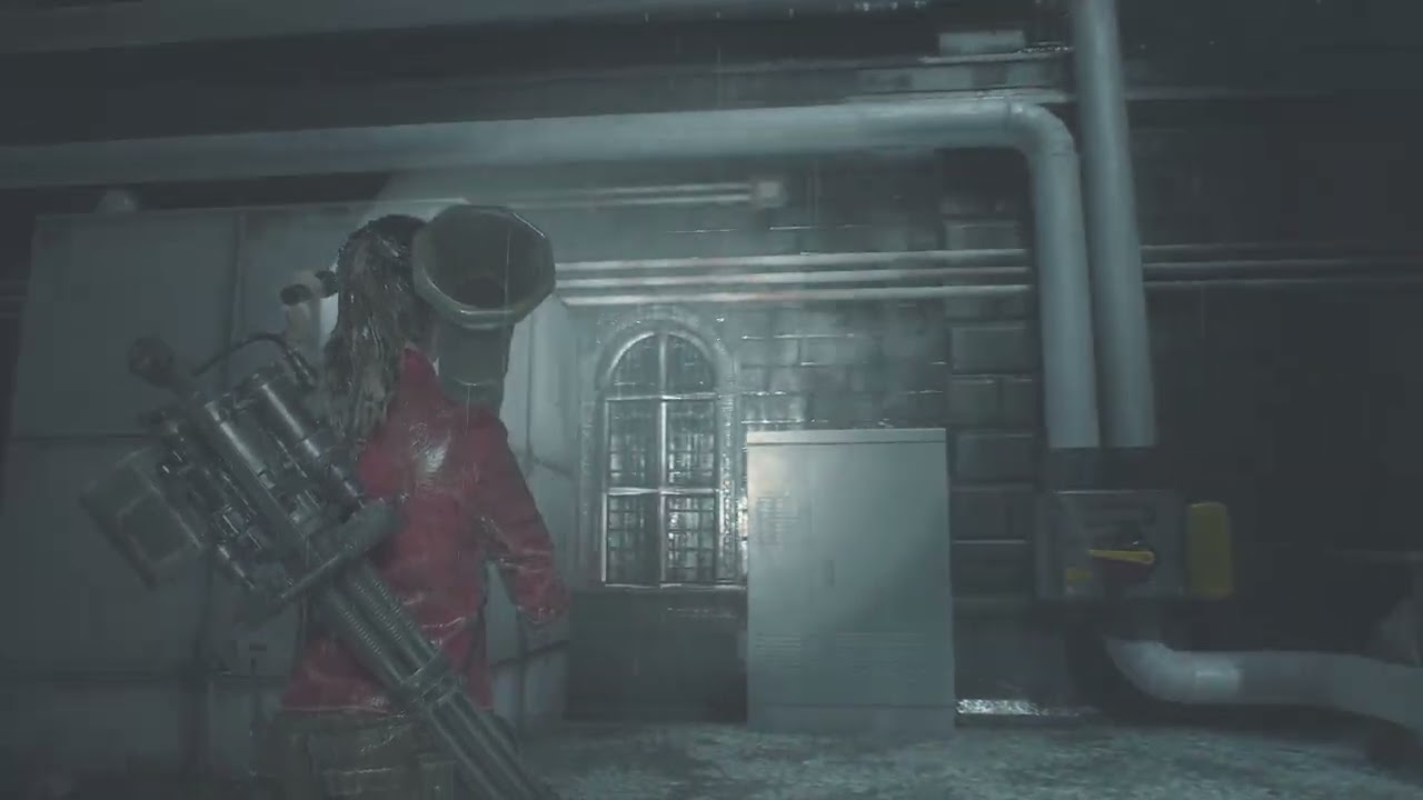 BIOHAZARD RE:2_バルコニー、屋上、ボイラー室前