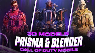 Call of Duty Mobile 3D Models | COD Mobile 3D Models Download Link | 3d Models for  Blender & Prisma