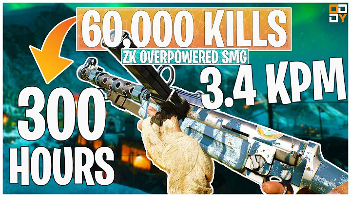 What 300 Hours of ZK-383 in BFV look like - Best SMG - 60.000 Kills (1440p)