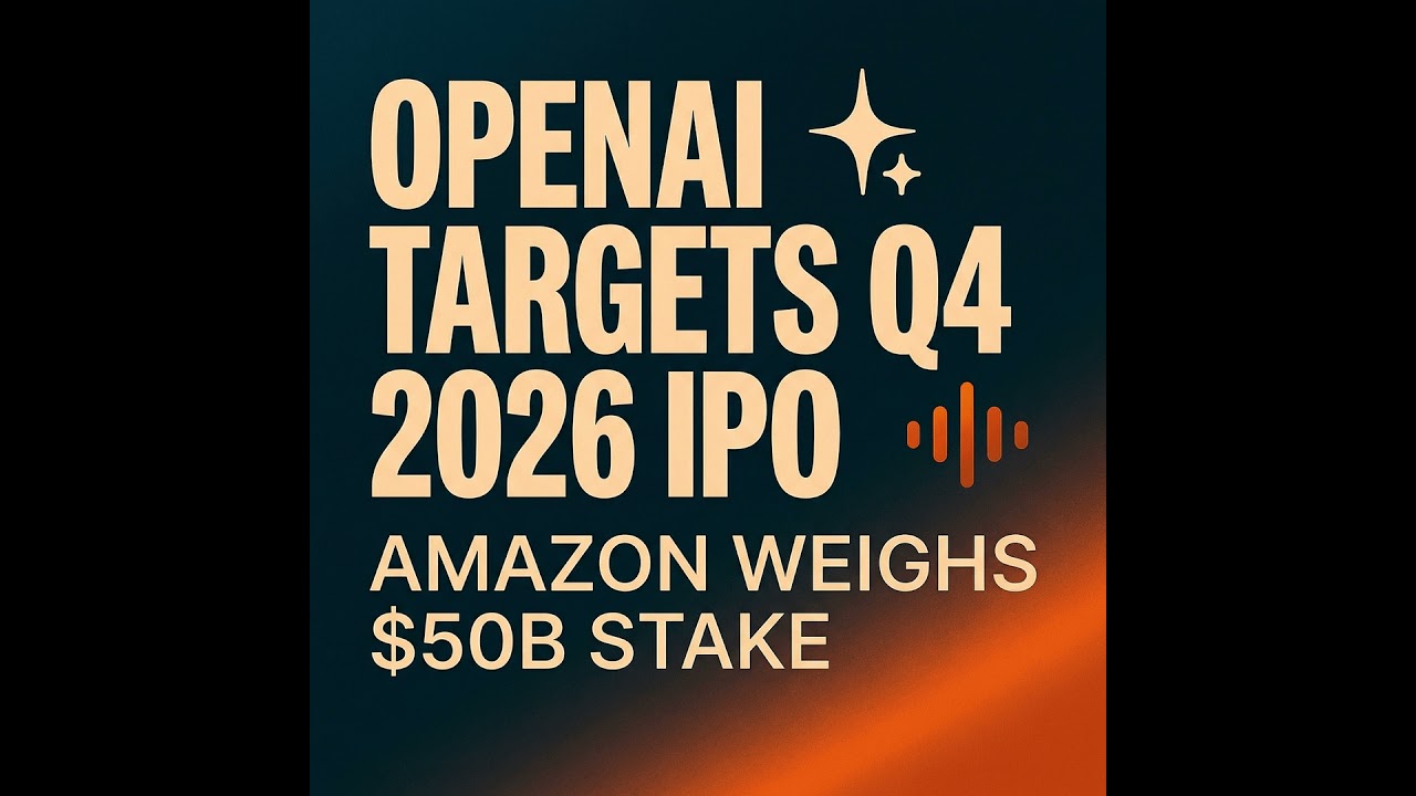 Amazon Eyes OpenAI, Chrome Goes Agentic, TriFold Lands