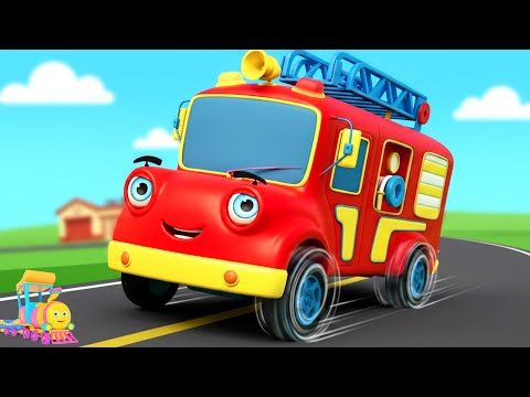 Fire Truck K Payee Chalay Gol Gol, फायर ट्रक के पेई चले गोल गोल, Hindi Animated Popular Rhymes