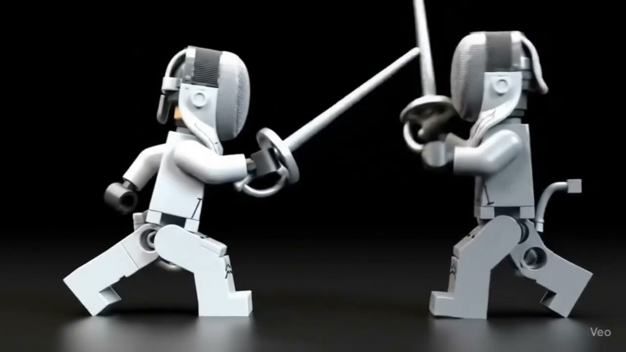 Lego Fencing Academy 🗡️ | Mini Fencing Arena, Weapons & Techniques with Lego Minifigures