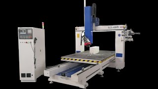 BW1525ATC 4 axis table moving CNC router machine