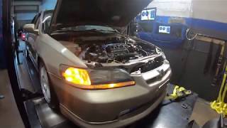 Turbo f23 CG ACCORD hits the DYNO with higher BOOST! H2b valve adjustment!