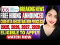 TCS FREE MASS HIRING | BATCH 2025,2026,2027,2028  | CODEVITA |JOB OFFER | FULL REGISTRATION PROCESS