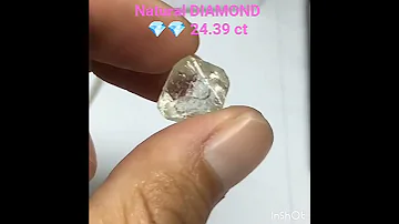 NATURAL VVS1 Gem Diamond 24 39ct From BOTSWANA Gemstonesdesires6445 Pls Subs My YouTube 