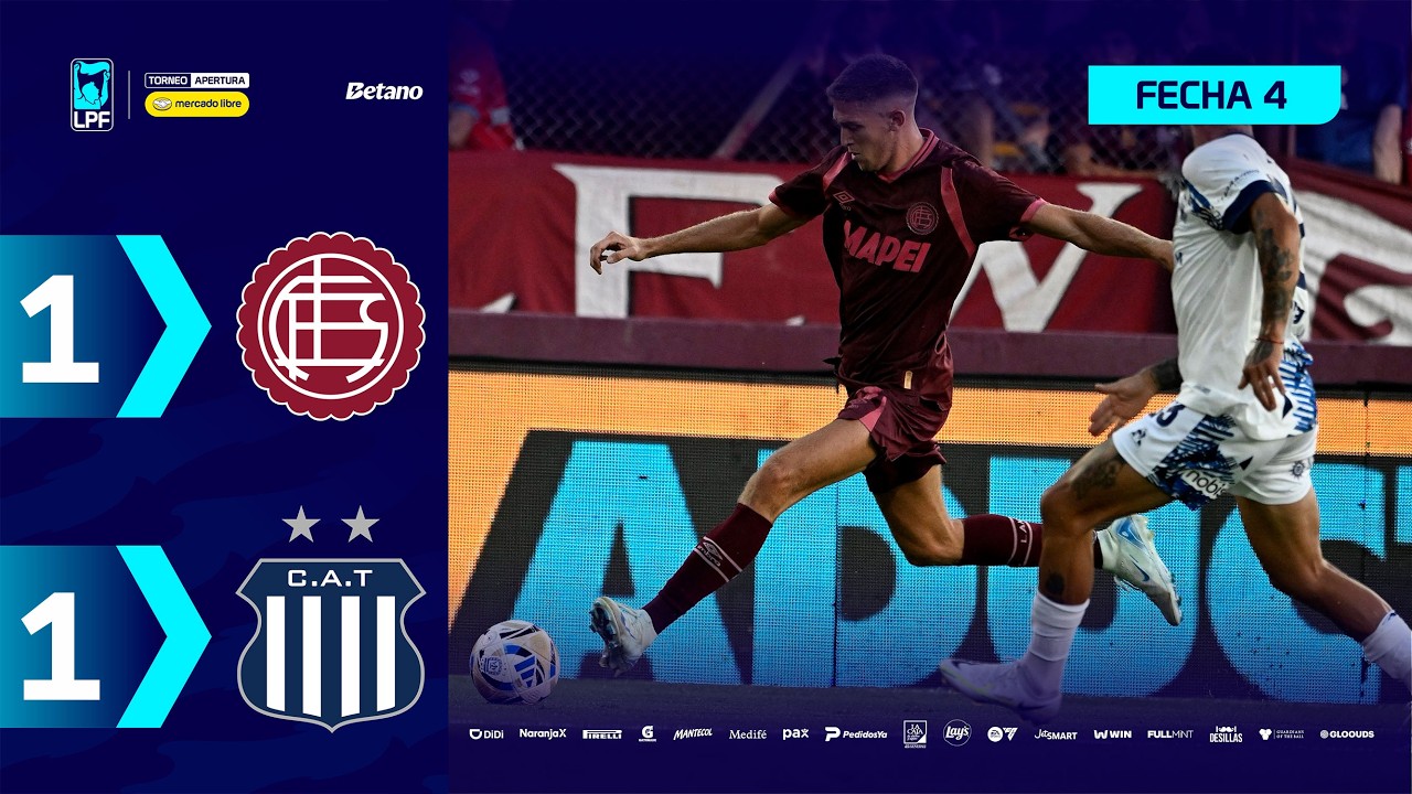 LANÚS 1 - 1 TALLERES | Resumen del partido | 