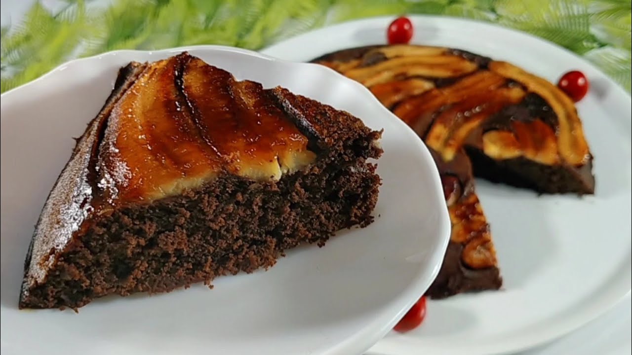 عندك موز  وبيضة😋 تعالي نعمل كيكة  بدون فرن طعمها ريحتها يجنن👍