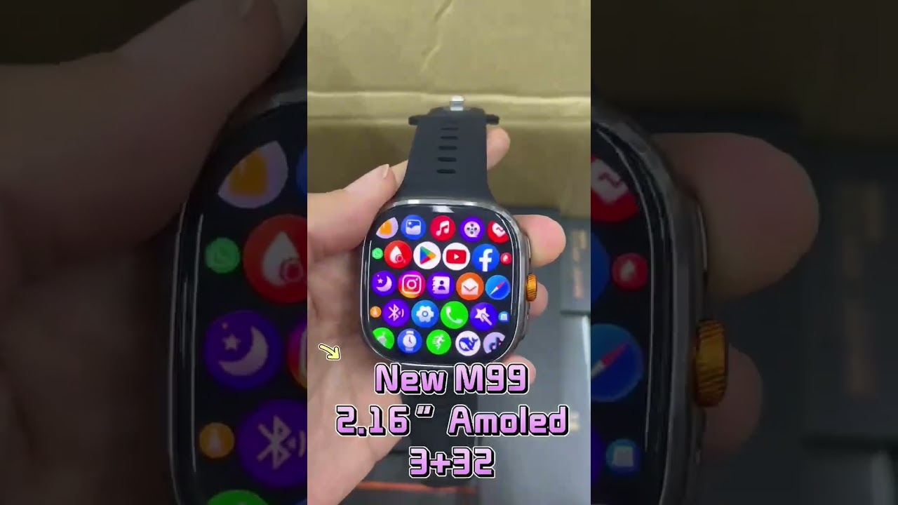 M99 4G Android Smart Watch with Camera SIM Card Solt Wifi Network Android Watch 3+32GB Memory