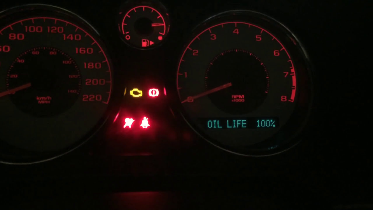 Como hacer reset a vida de aceite de G5 Pontiac YouTube