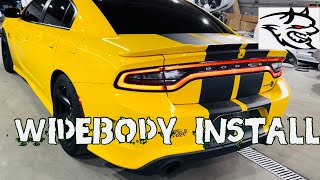 How to install widebody on charger and challengers