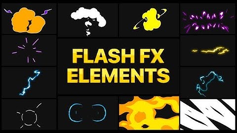 Cartoon Flash FX Final Cut Pro Templates