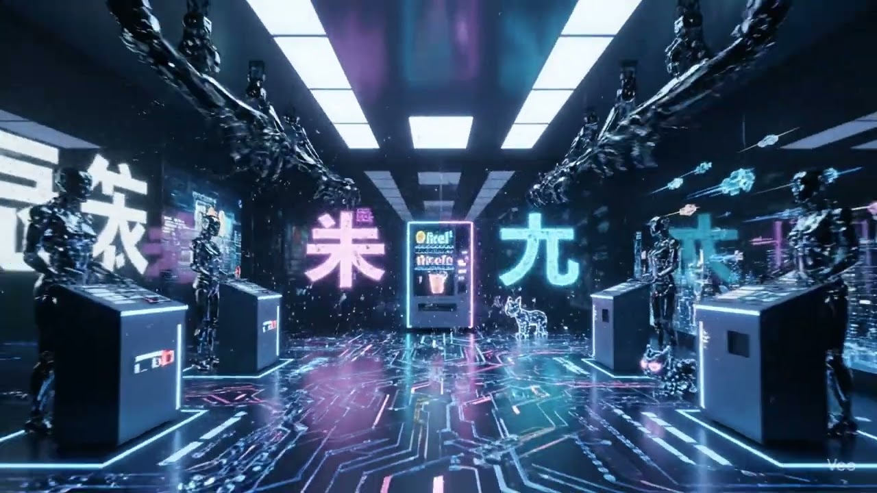 Cyberpunk Room to Cityscape Transformation | Futuristic AI Cinematic 🌌🏙️