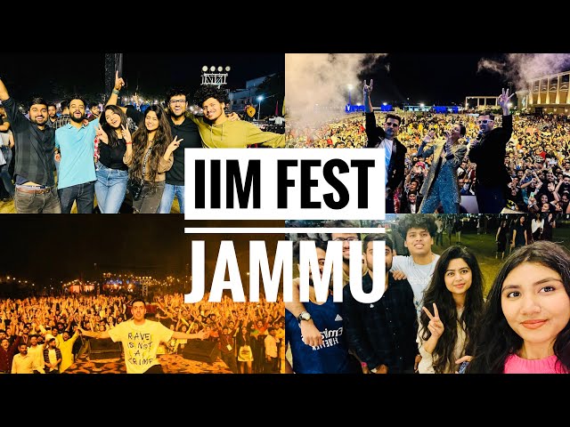 IIM JAMMU FEST | EDM - KEVU | MEET BROS in Jammu | EMPYREAN | vlog