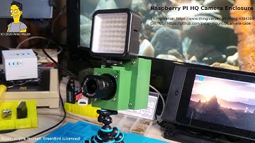 Raspberry PI HQ Camera 3D Printed Enclosure