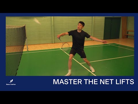 How to Practice the NET LIFT in Badminton | Presented by Basic Feather