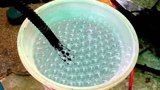 hho generator - hydrogen soap bubbles explosion