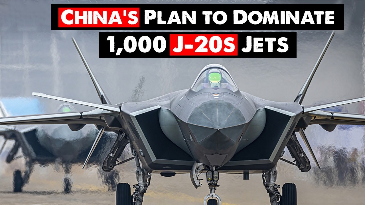 1,000 J-20 Stealth Jets by 2030: China’s Plan to Dominate the Skies