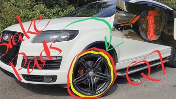 Audi Q7 Front Brake Pad Replacement