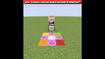 How to make a arcade dance machine in minecraft this is very cool hack😉#minecraft #shortsfeed#shorts