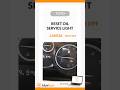 Reset oil Service light with computer – LANCIA (with DPF) #shorts