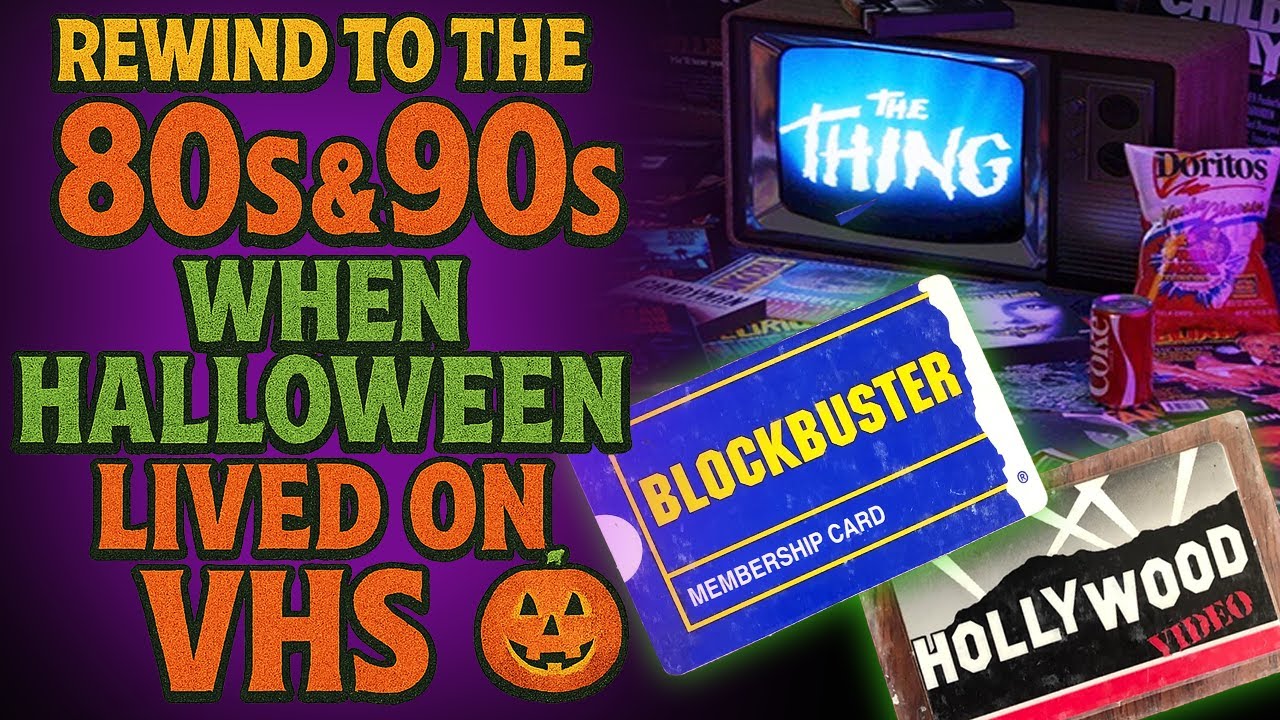 Почему Хэллоуин был лучше в 80-х и 90-х 📼🎃Последний отличный видеопрокат, жуткий сезон