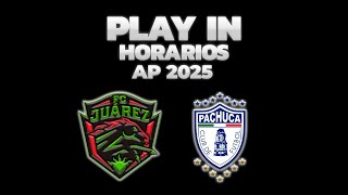 HORARIOS CANALES Y FECHAS DONDE VER PLAY IN LIGA MX APERTURA 2025