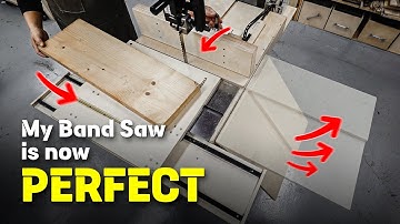 The ultimate band saw upgrade for improved work convenience │ DIY