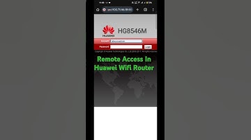 Remote Access In Huawei Wifi Router || Enable Remote Access For Isp Support ||