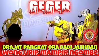 GEGER ‼️ DRAJAT PANGKAT ORA DADI JAMINAN WONG URIP MAMPIR NGOMBE || WAYANG KULIT KI SENO NUGROHO