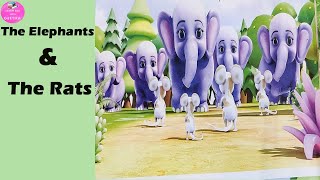 ||The Elephants and the Rats story for LKG || learn eas with geeth ||