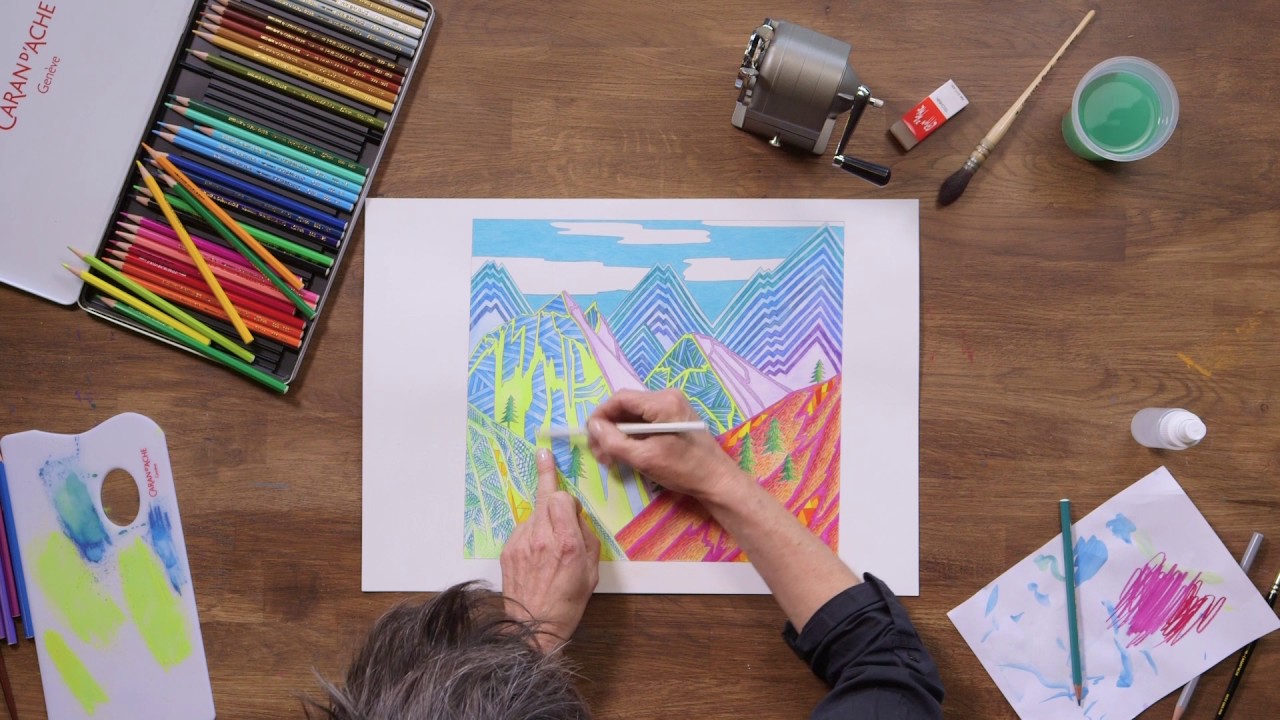 Comment utiliser des crayons aquarellables: 14 étapes