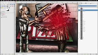 City of Rott Origin Fred Defense from Zombie Image Ready Animation Set Up Example!! screenshot 2