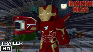 IRONMAN MK-50 ADDON/MOD IN MINECRAFT PE/BE 1.19.10-1.20.1 (OFFICIAL TRAILER) screenshot 4