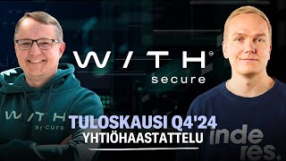 WithSecure CEO Antti Koskela’s interview after the Q4 2024 results announcement (in Finnish only)
WithSecure CEO Antti Koskela’s interview after the Q4 2024 results announcement (in Finnish only) WithSecure CEO Antti Koskela’s interview after the Q4 2024 results announcement (in Finnish only)