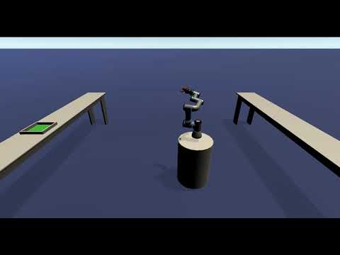Mobile Robotic Arm using Multi-Agent Reinforcement Learning