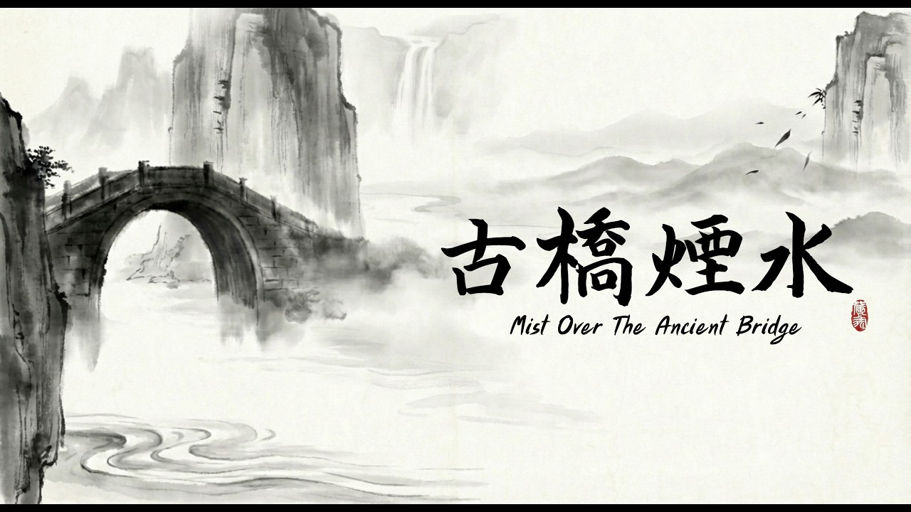 1 Hour Of Relaxing & Studying Traditional Chinese Music | 古橋煙水 Mist Over The Ancient Bridge