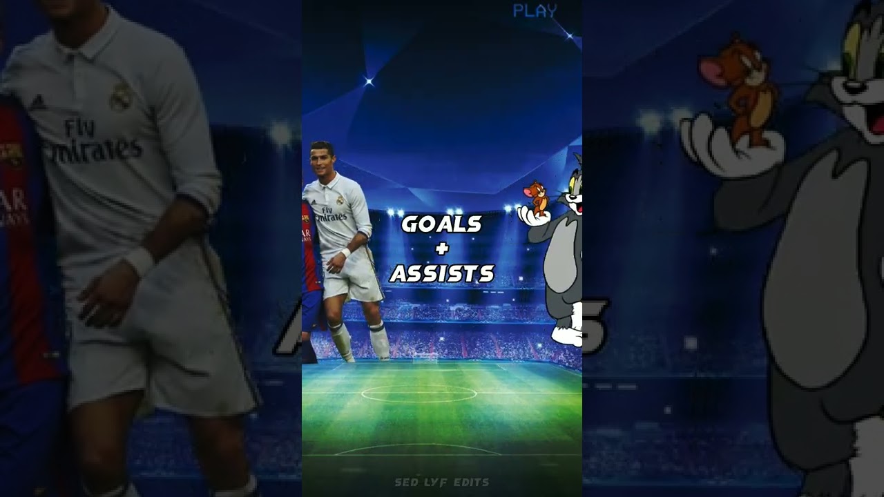 Messi and Ronaldo vs Tom and Jerry 💫🔥 