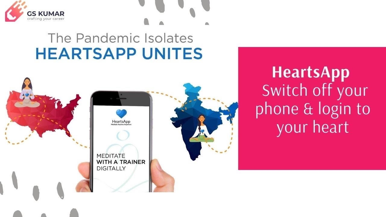 HeartsApp - The Best Free Meditation App  | Meditation for Beginners | GSKUMAR