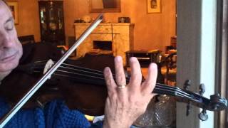 Dan Carney Playing 'Danny Boy' on Schuster & Co Violin c1880