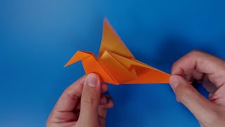 날개 움직이는 새 접는방법(종이접기) / Origami flapping bird