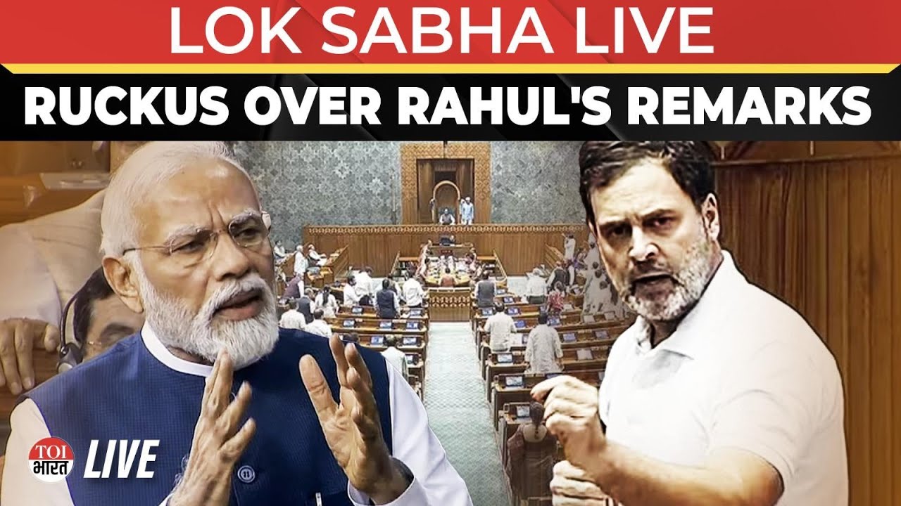 Lok Sabha LIVE: Chaos Continues As Government And Opposition Clash Rahul Gandhi Targets PM Modi
