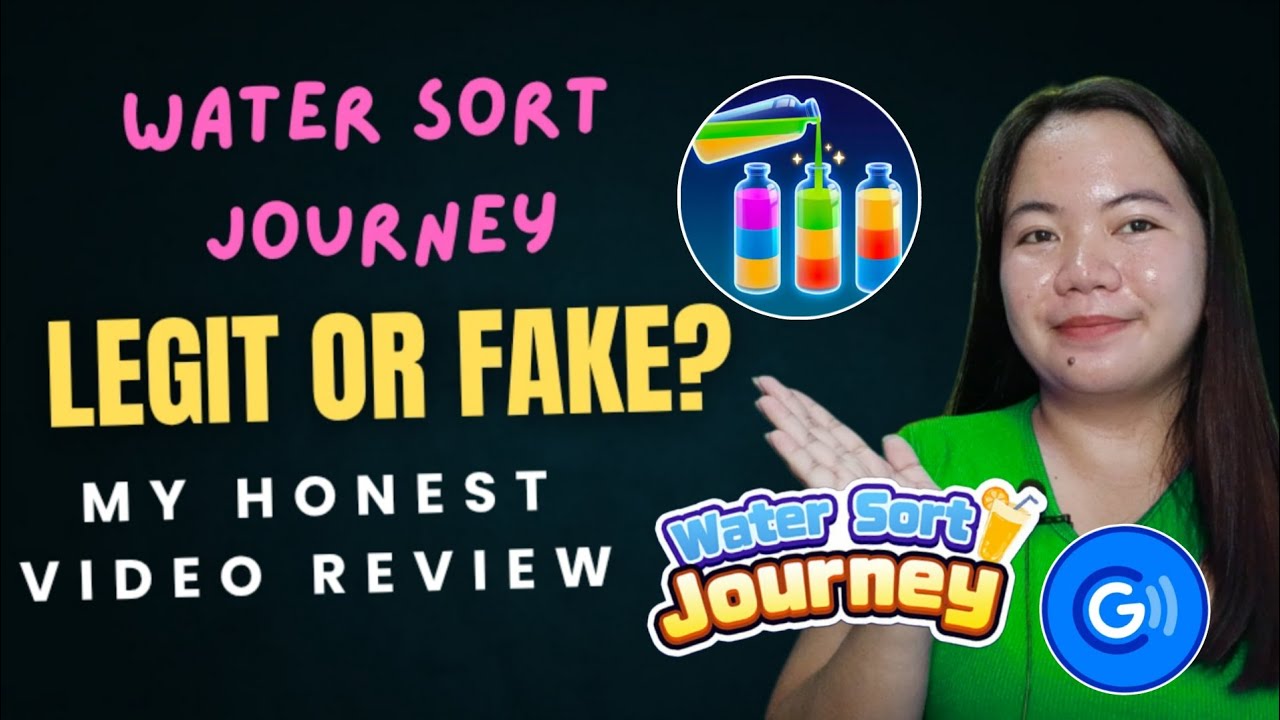 Water sort journey legit or fake • My honest review