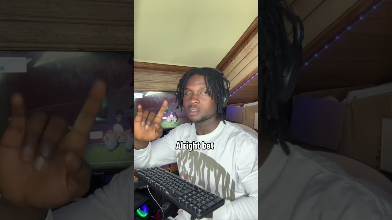 If this shii get complicated he gats kicked out 