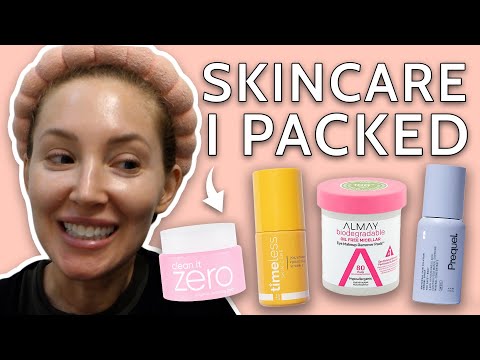 Skincare I Packed for Filming a Movie