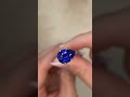 2.85 royal blue pear shaped sapphire