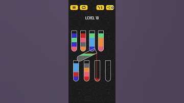 Water Sort Puzzle Level 10 Walkthrough