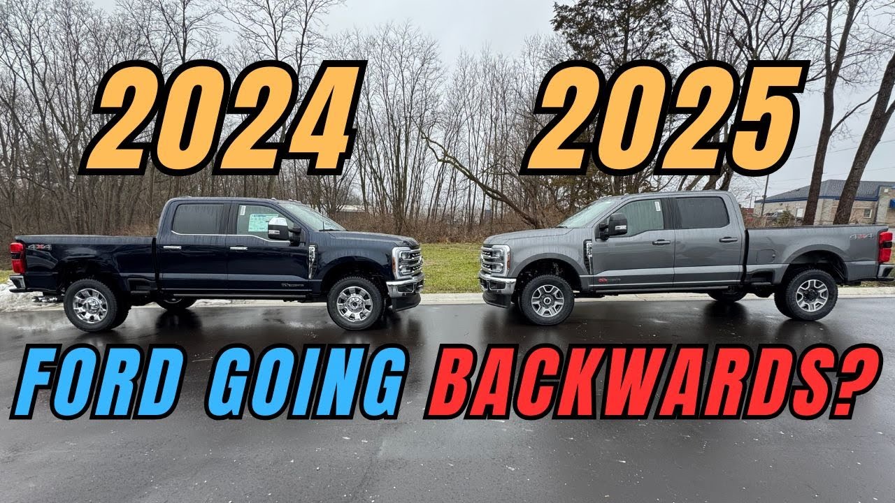 2025 Ford F350 Superduty vs 2024 Ford Superduty Lariat | What changed ...